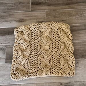 Pottery Barn Colossal hand knit pillow cover
